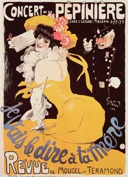 Poster voor het Concert de la Pepiniere, 1902